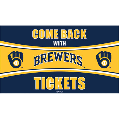 Tapis de retour en PVC Milwaukee Brewers