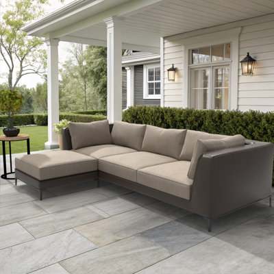 Sunbrella Outdoor Sectional Sofa Replacement Cushions Set, 5 Inch by Corrigan Studio