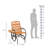 Fermato Steel Outdoor Glider Chair