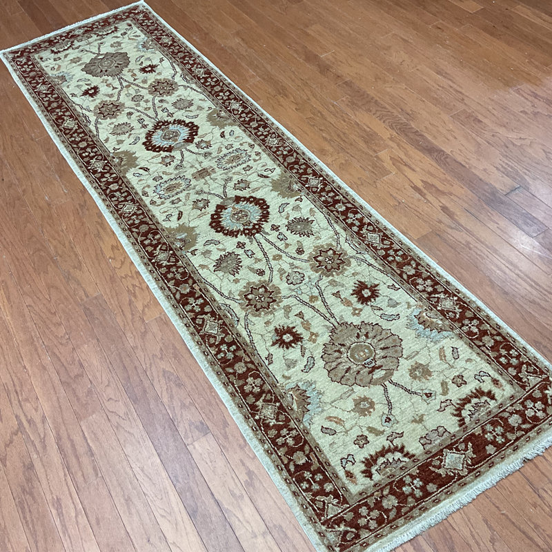  Handmade Oushak Wool Runner