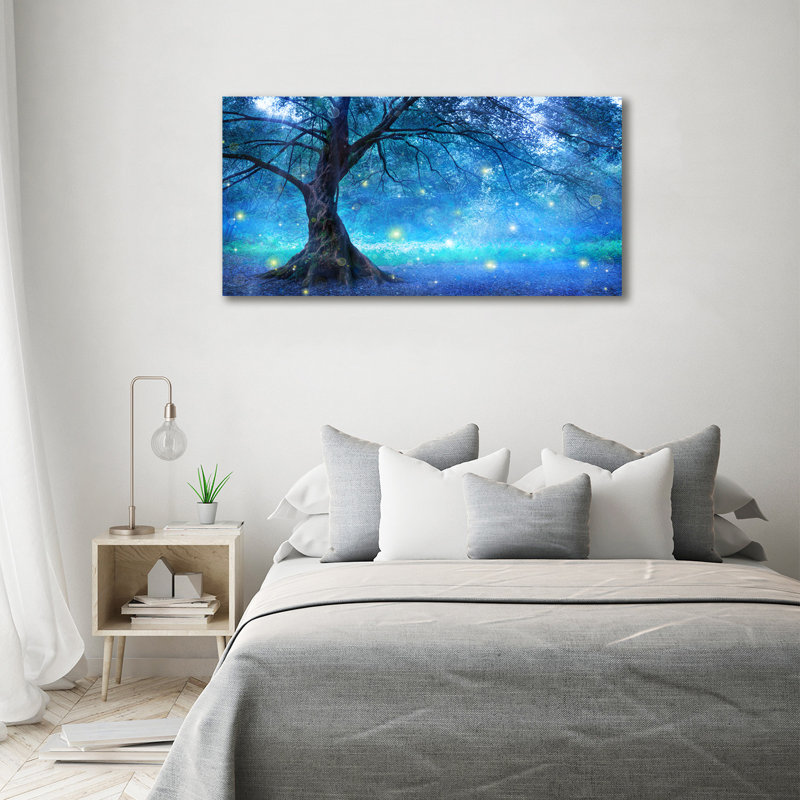 Fairy Tree Landscape - Wrapped Canvas Print, 70 cm H x 140cm W