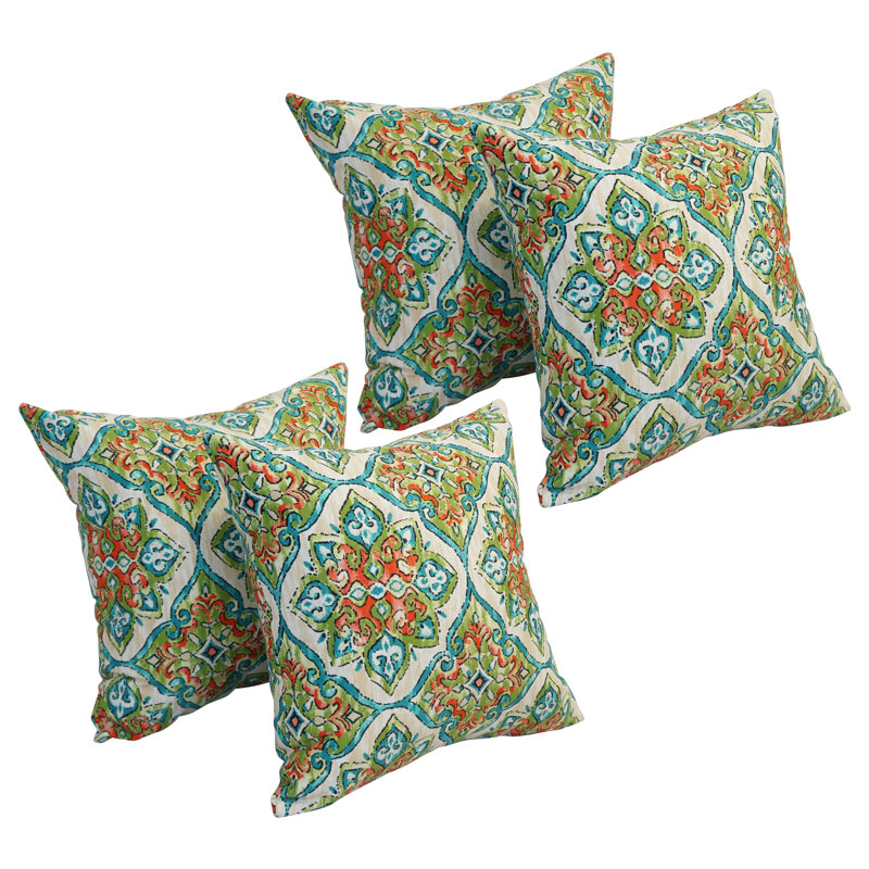 Coussin extérieur, Bleu / Rouge
