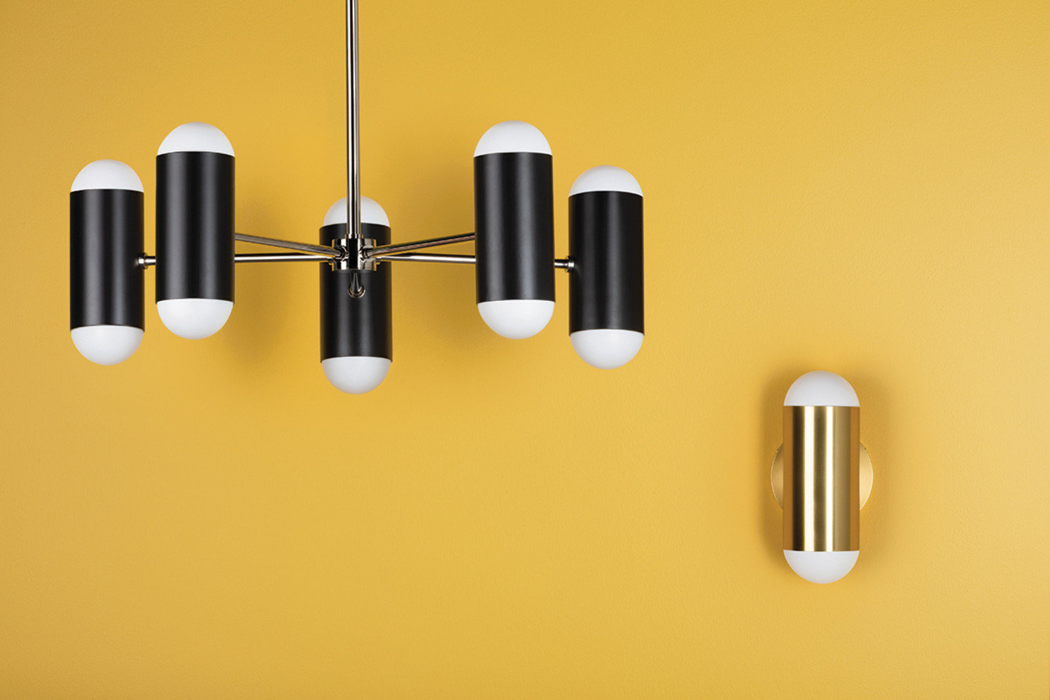 Kira 2-Light Armed Sconce, Aged Brass