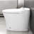 Modern Bathroom Toilet With Adjustable Temp Seat & Foot Infrared Sensor Smart Flush Efficient Flushing Ability