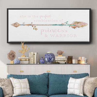 Princess & Warrior - toile encadrée