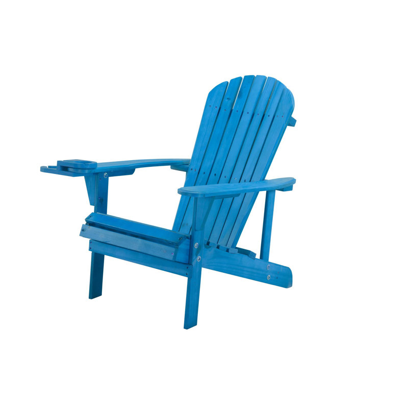 Barrand Pine Outdoor Adirondack Chair, Sky Blue