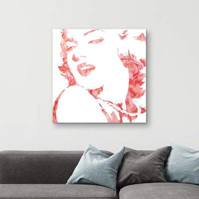 Glamor marilyn monroe - 32"x32" art on canvas