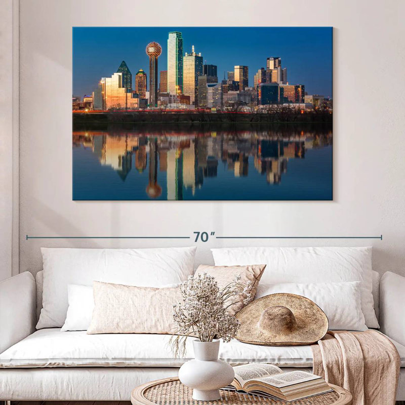 Hannes Dallas Skyline, H 34 po x l 51 po