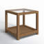 Adalard Glass End Table