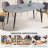 Extendable Dining Table 4-6 Seat Dining Table-1510969727-1510969696-1539210712
