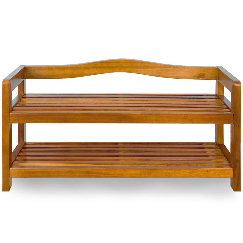 Solid Wood Storage Bench