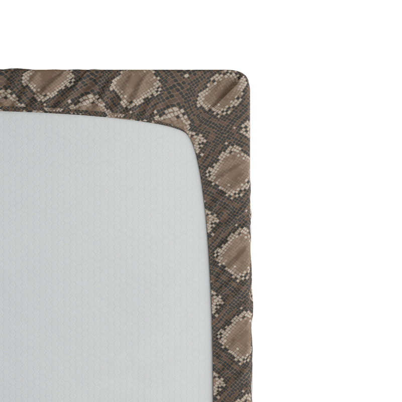 Microfiber Animal Print Fitted Sheet, Full/Double Fitted Sheet, Animal
