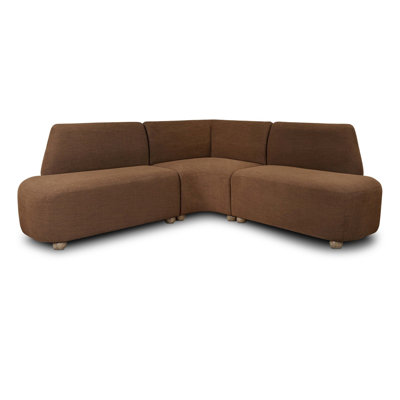 Polyester Blend Upholstered Bench
