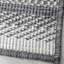 Runner Chequered Flatweave Area Rug-2010979004
