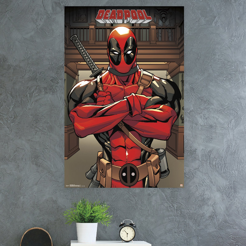 Impression sur papier deadpool-pose