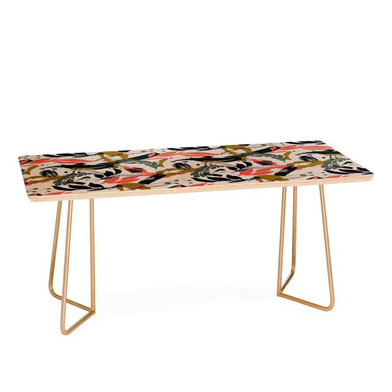 Solid Wood Top Coffee Table