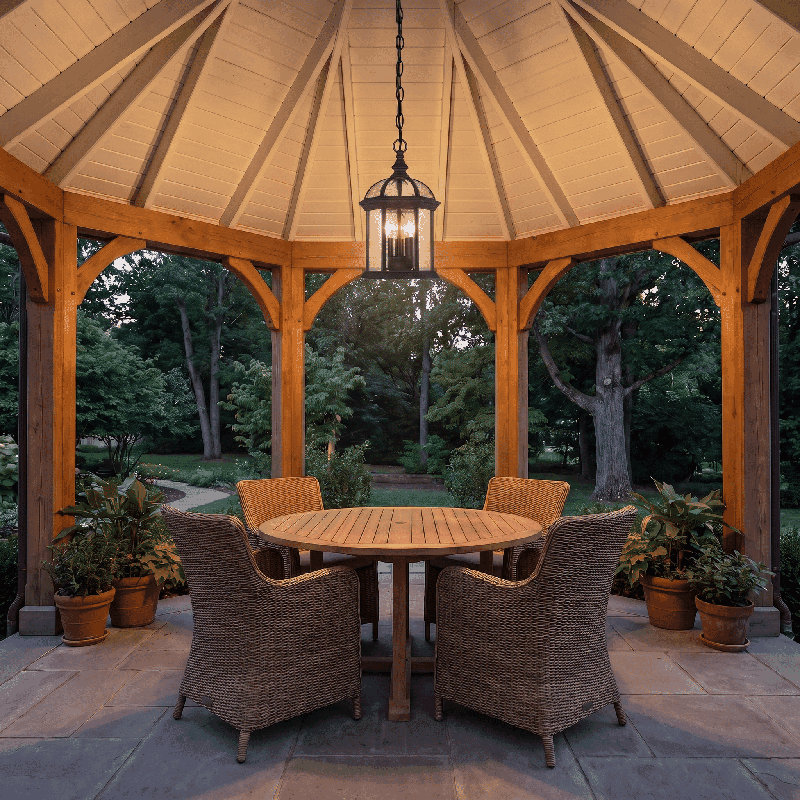 Brynne 3 -Bulb 13.75" H Outdoor Hanging Lantern in Textured Black, Textured Black