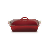 Le Creuset Heritage Stoneware 4 Qt. Rectangular Casserole with Lid