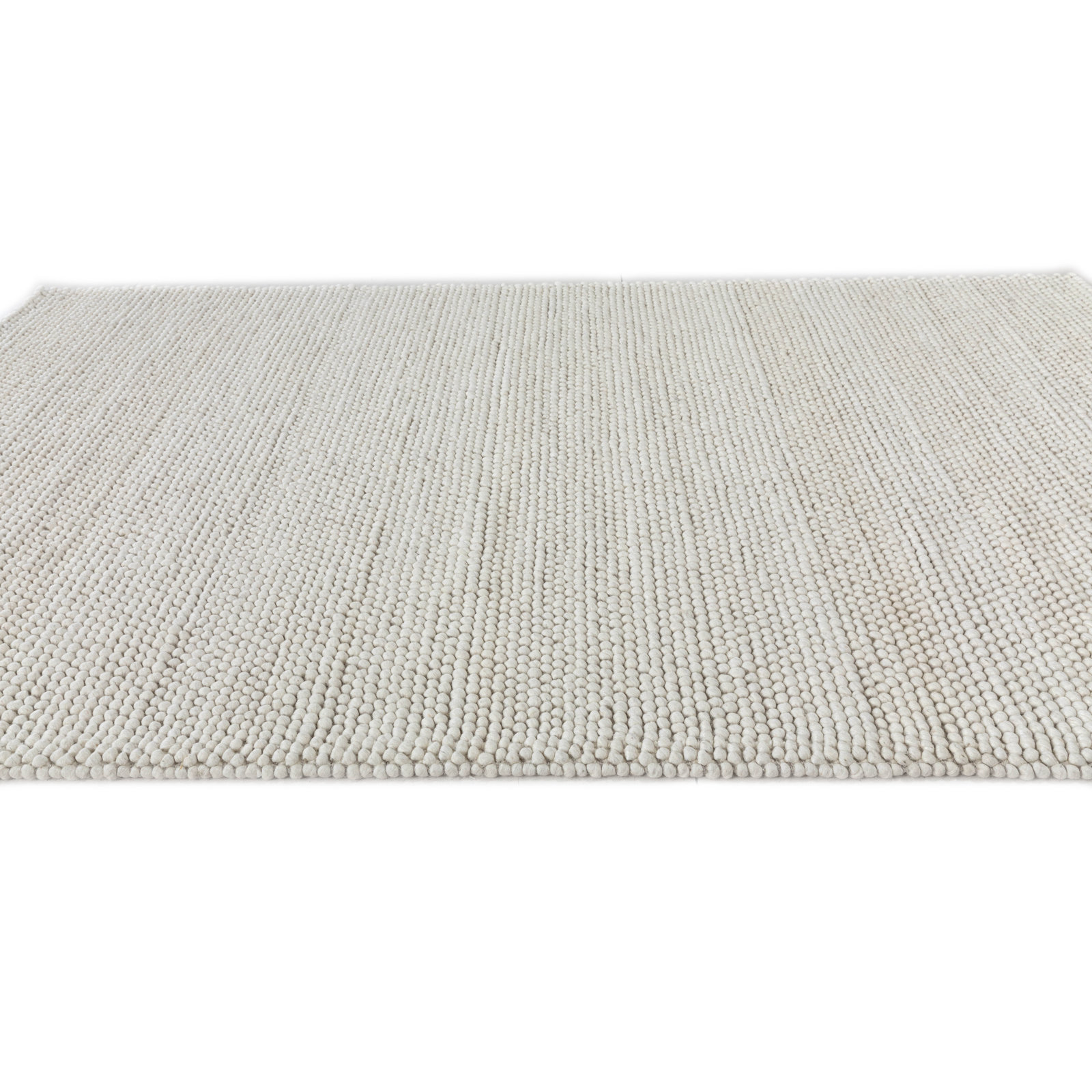 Elida Handwoven Flatweave Wool Area Rug, Rectangle 8'9" x 11'9", Ivory