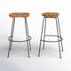Samanthia Solid Wood Bar and Counter Stool