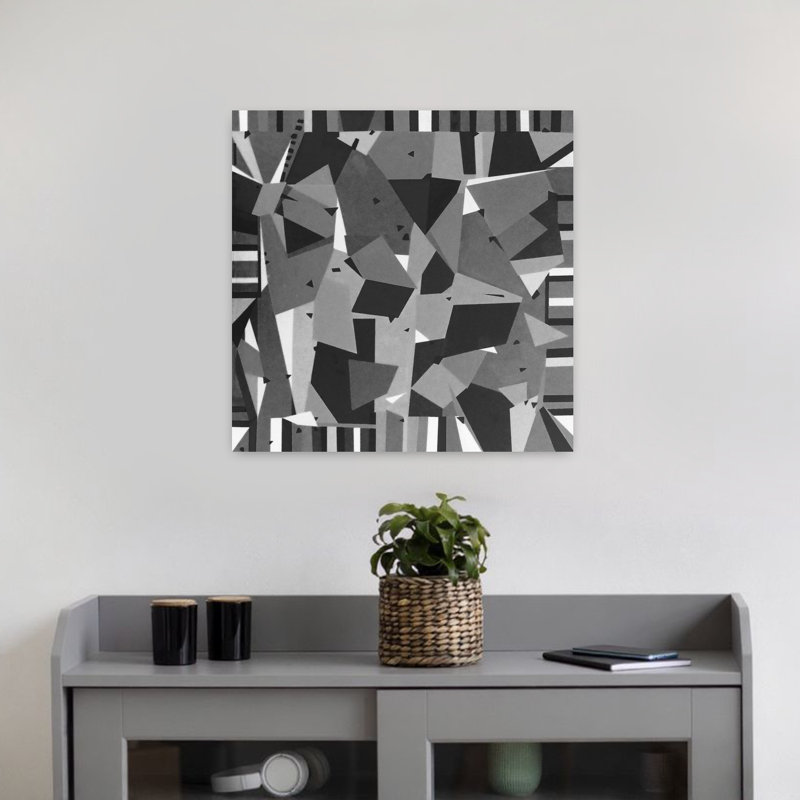 Art contemporain, art contemporain abstrait, H 18 po x l 18 po