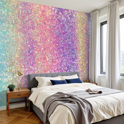 Papier peint adhésif peler et coller l 96 po x H 69 po pour la chambre à coucher