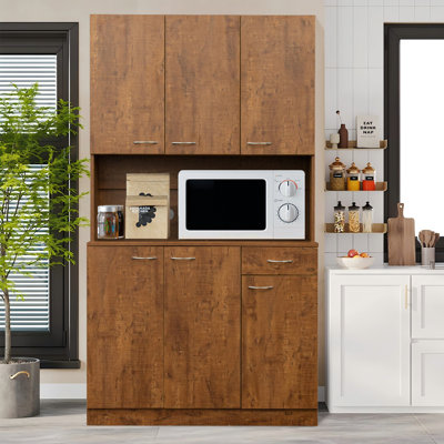 Garde-manger 71 po avec station de charge et tablettes réglables
