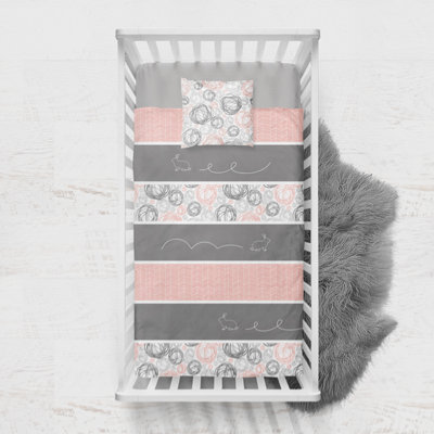 Justine 4 - Piece Crib Bedding Set