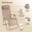 Verona Folding Zero Gravity Sun Lounger-109954498