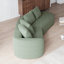 Canapé modulaire surdimensionné 4 places avec coussins décoratifs Modern Chenille-1646857153