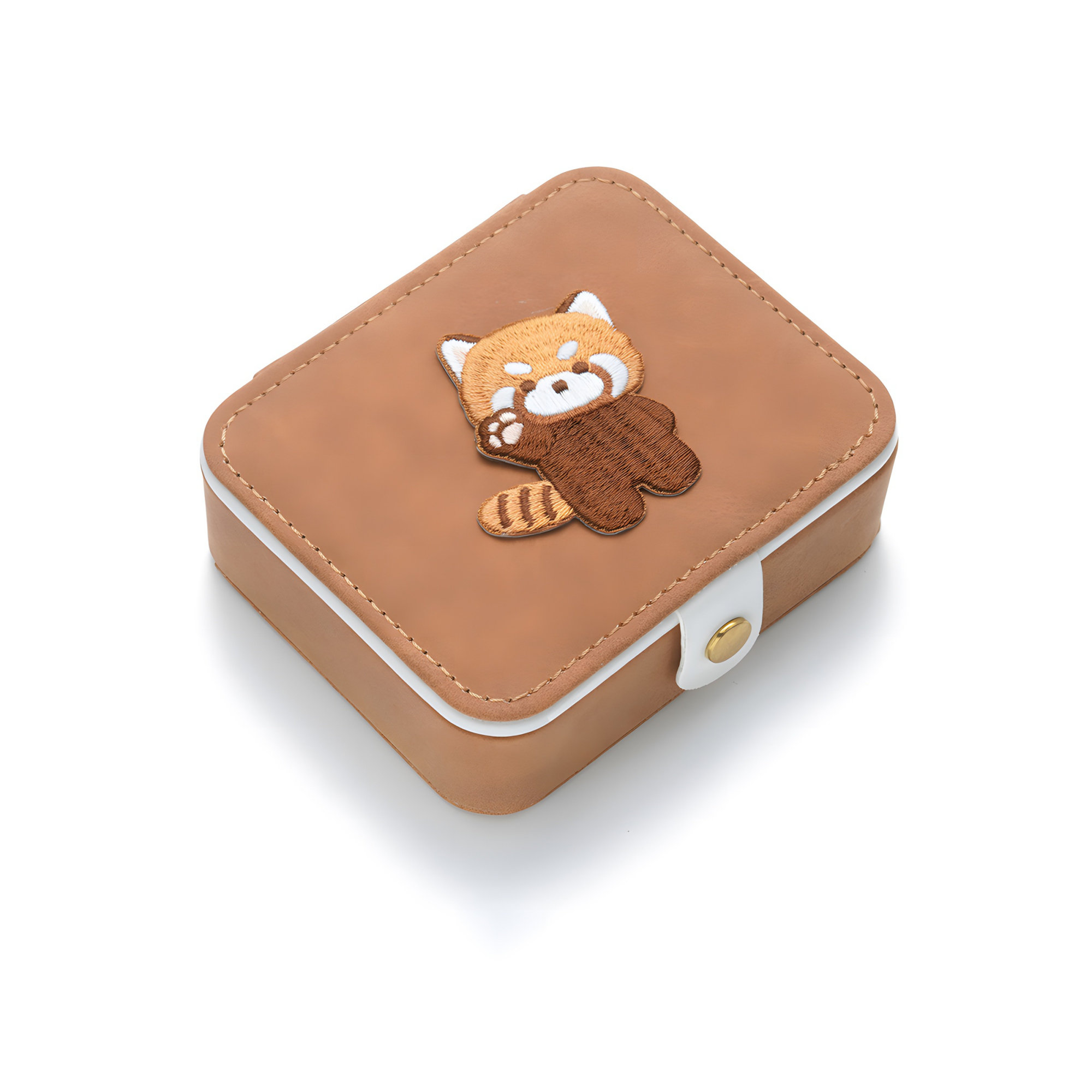 Lark Manor Cute And Fun Little Panda Leather Jewellery Box - Portable ...