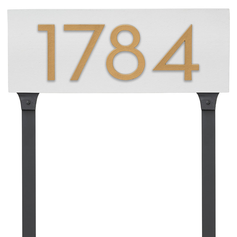 Rectangle, Blanc / doré, Oui