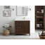 Sonoma Teak 36 In. W X 22 In. D Right Offset Sink Bathroom Vanity In Dark Walnut With 2 In. Carrara Marble-108394038