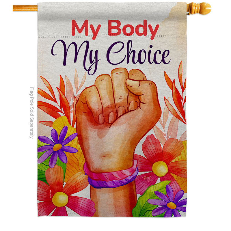 Bannière en polyester 40 x 28 po My Face Choice