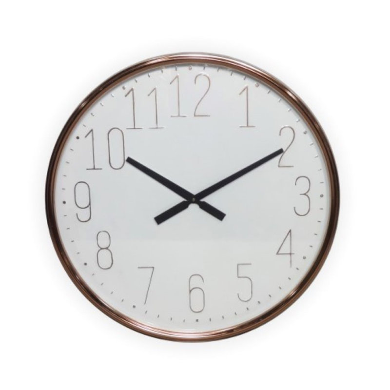 Très grande horloge murale 23,5 po