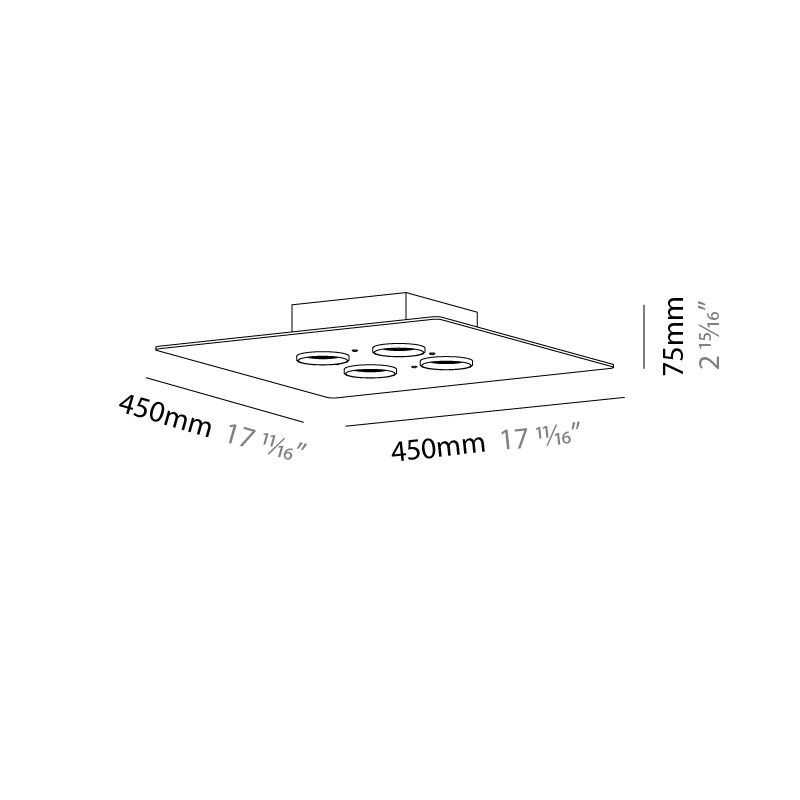 Equal Flush Mount