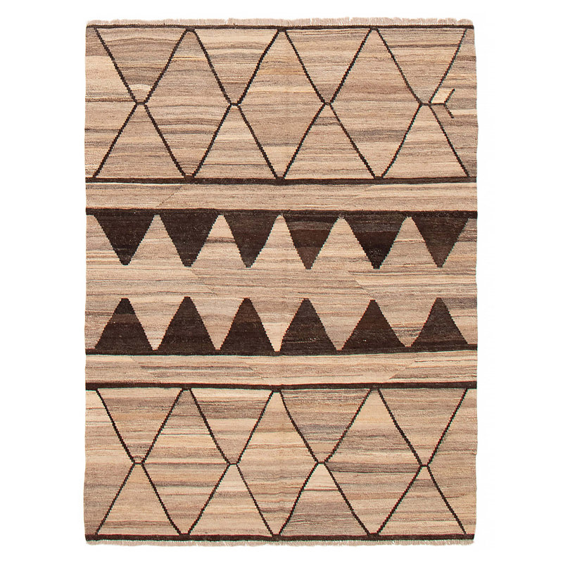 Sivas Taupe Kilim 5'1" x 6'9"