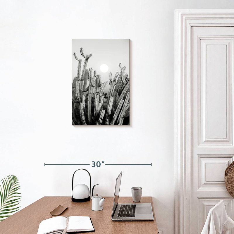Harnek Black Arizona - Cactus Sunset, 24" H x 16" W