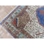 Tapis zone en laine noué la purplish/bleu 6 pi x 8 pi en laine one-of-kind-the main LaJuante