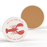 Beach Oh I Do Like to be Coaster