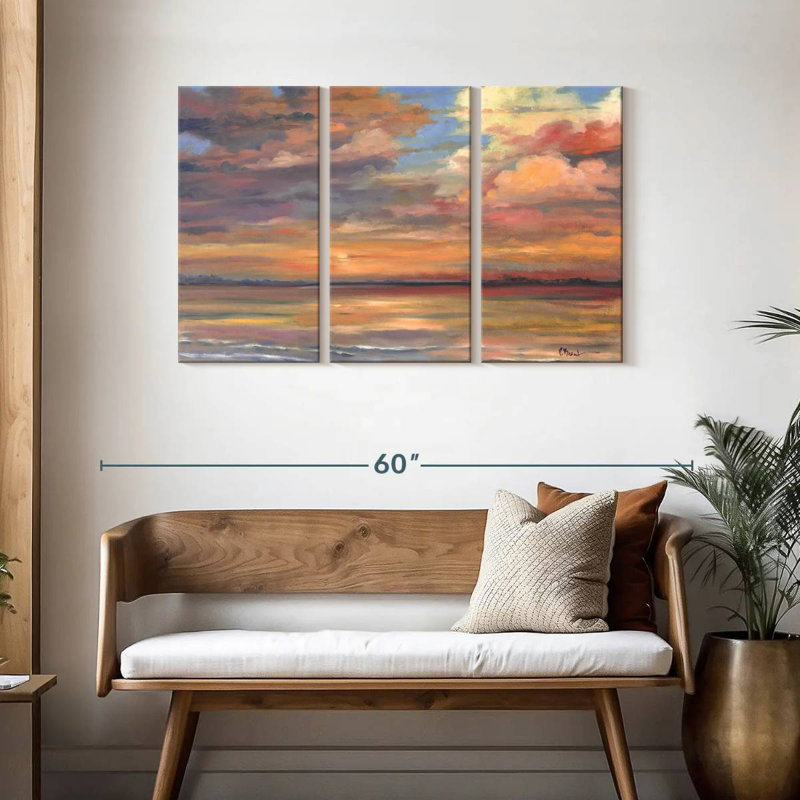 Gillard Shell Island Sunset, 28" H x 45" W