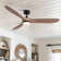 Soumeya 60'' Ceiling Fan With LED Lights, Remote Control and Quiet Reversible Dc Motor