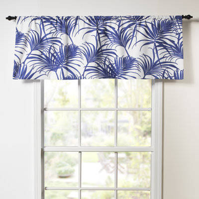 Cotton Floral Scalloped Window Pelmet