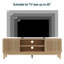 Meuble de rangement pour téléviseur et centres de divertissement, maison moderne en bois de 55 pouces