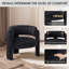 Modern Upholstered Barrel Armchair-2092973988