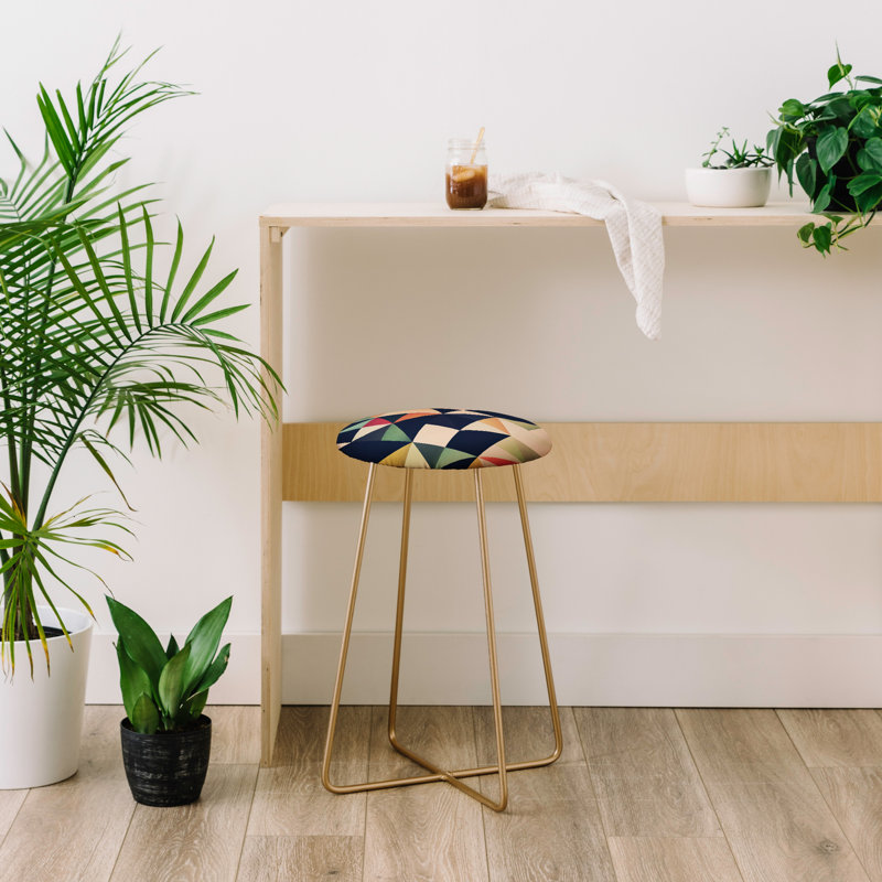 Tabouret 25" à barreaux tessellate
