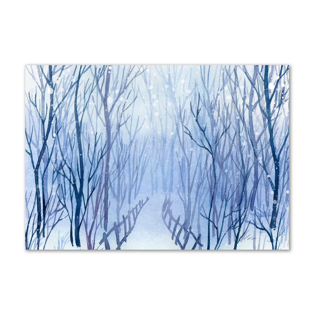 Winterwald - Kunstdrucke auf Leinwand - Wrapped Canvas