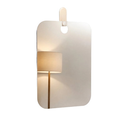 Fogless Shower Mirror  Large 12x8in Inch Shaving Mirror  - Bathroom Mirror With  Clearing  No-Drill Wall Hanging Mount For Travel