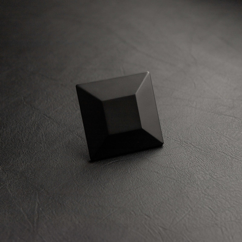 Poignée Bijou Polly, 2-3 / 4 po, Noir mat