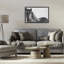 Cheval noir dans un cadre flottant d'hiver, design par Amy Carroll-1596336122-1596336123